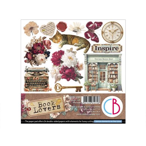 Blocchi di Carte Scrap Book Lovers Pad cm 15 x 15