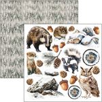 Blocchi di Carte Scrap Forest Tales Fussy Cut Pad cm 15 x 15