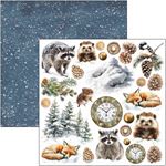 Blocchi di Carte Scrap Forest Tales Fussy Cut Pad cm 15 x 15