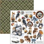 Blocchi di Carte Scrap Forest Tales Fussy Cut Pad cm 15 x 15