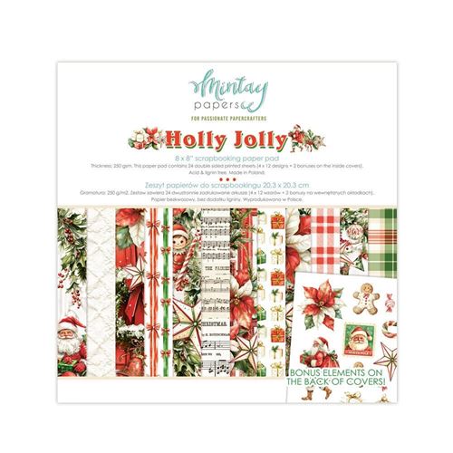 Blocchi di Carte Scrap Holly Jolly 20x20