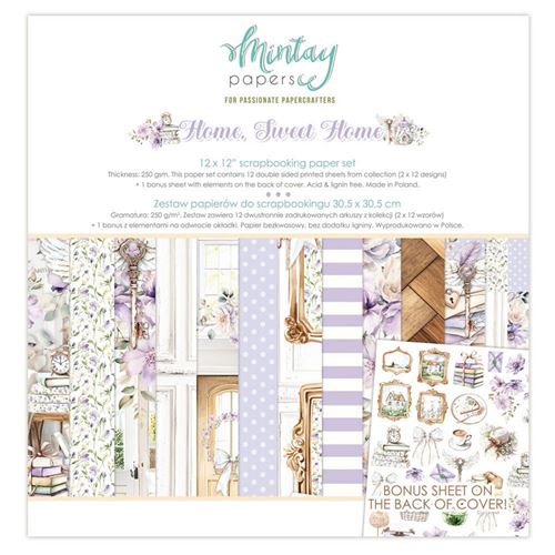 Blocchi di Carte Scrap Home Sweet Home 30 x 30