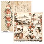 Blocchi di Carte Scrap Lady in Japan 20 x 20