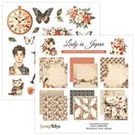 Blocchi di Carte Scrap Lady in Japan 20 x 20