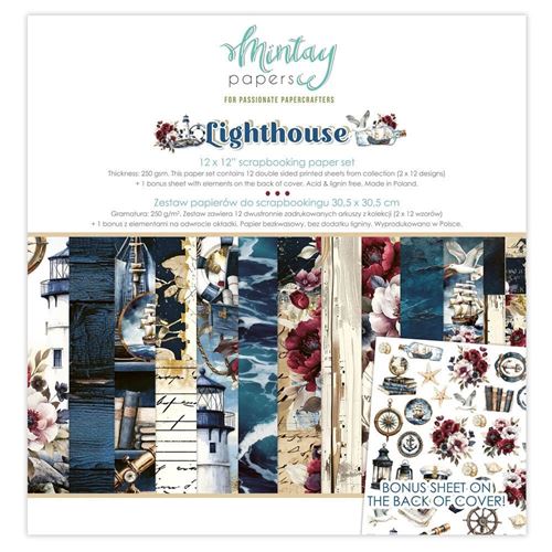 Blocchi di Carte Scrap Lighthouse 30 x 30