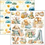 Blocchi di Carte Scrap Lunibloom Fussy Cut Pad cm 15 x 15