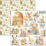 Blocchi di Carte Scrap Lunibloom Fussy Cut Pad cm 15 x 15