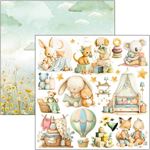 Blocchi di Carte Scrap Lunibloom Fussy Cut Pad cm 15 x 15