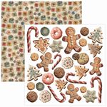 Blocchi di Carte Scrap Merry & Bright Fussy Cut Pad cm 15 x 15