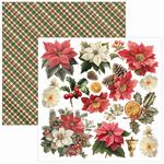 Blocchi di Carte Scrap Merry & Bright Fussy Cut Pad cm 15 x 15
