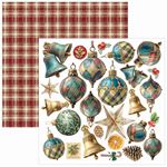 Blocchi di Carte Scrap Merry & Bright Fussy Cut Pad cm 15 x 15