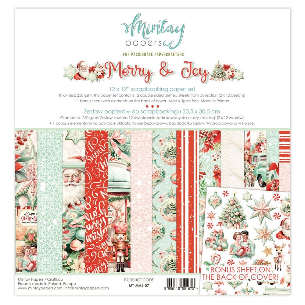 Blocchi di Carte Scrap Merry & Joy 30 x 30