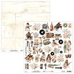 Blocchi di Carte Scrap Music Garden 30 x 30