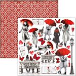 Blocchi di Carte Scrap Paris Je t’aime Pad 8
