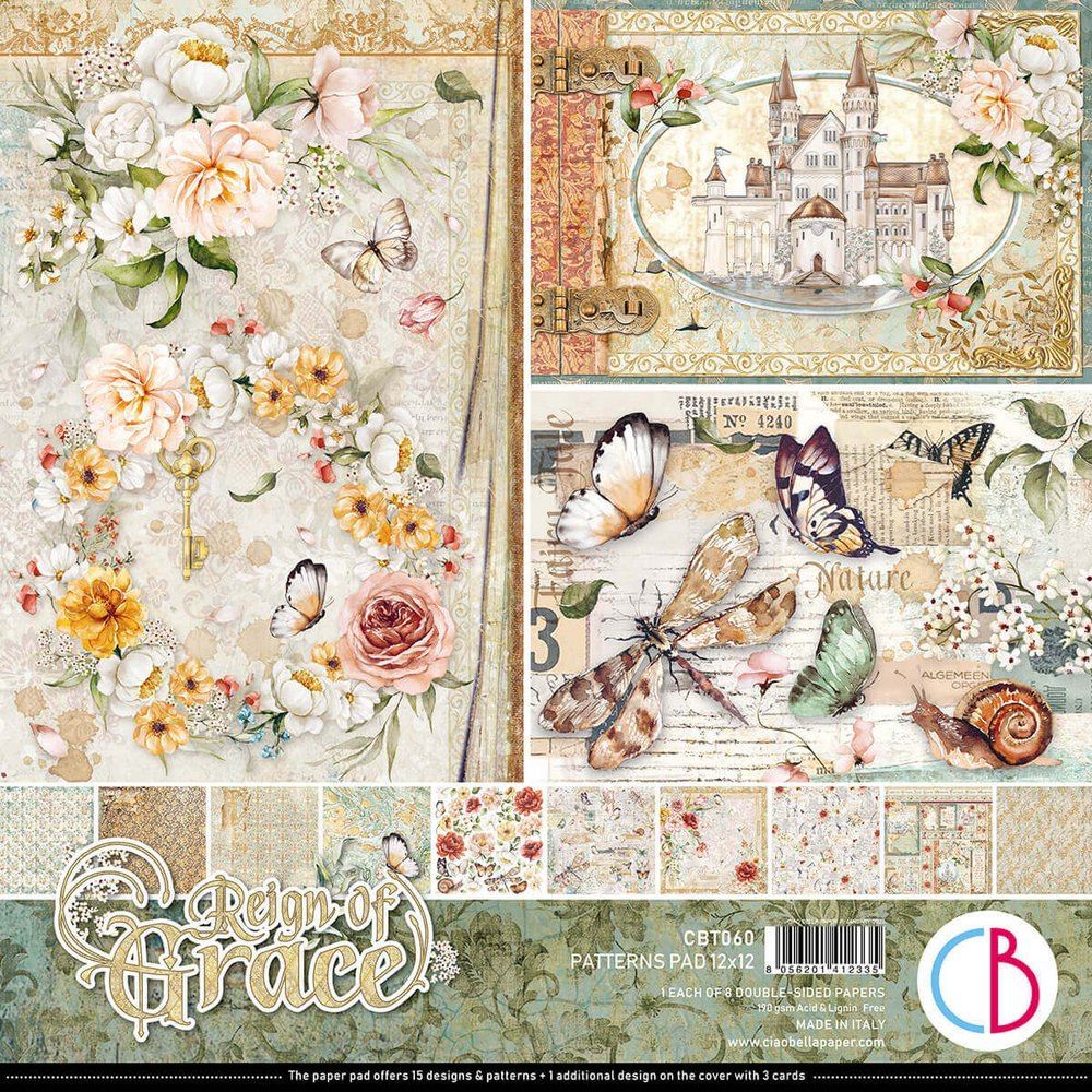 Blocchi di Carte Scrap Reign of Grace Pad 8