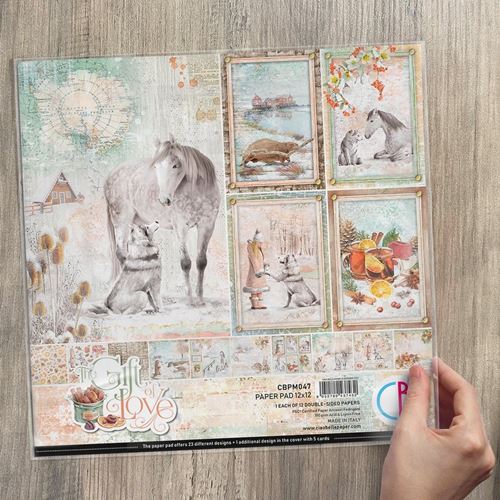 Blocchi di Carte Scrap The Gift of Love 30 x 30