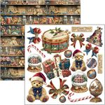 Blocchi di Carte Scrap Toy Shop Fussy Cut Pad cm 15 x 15