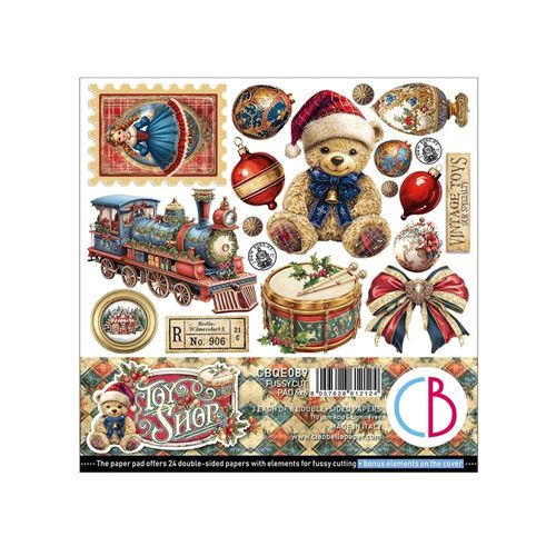 Blocchi di Carte Scrap Toy Shop Fussy Cut Pad cm 15 x 15