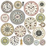 Blocchi di Carte Scrap Typographic Fussy Cut Pad cm 15 x 15