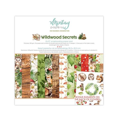 Blocchi di Carte Scrap Wildwood Secrets 20x20