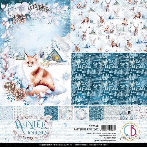Blocchi di Carte Scrap Winter Journey Patterns Pad 8