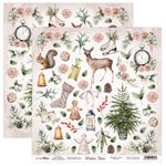 Blocchi di Carte Scrap Winter Time 15 x 15