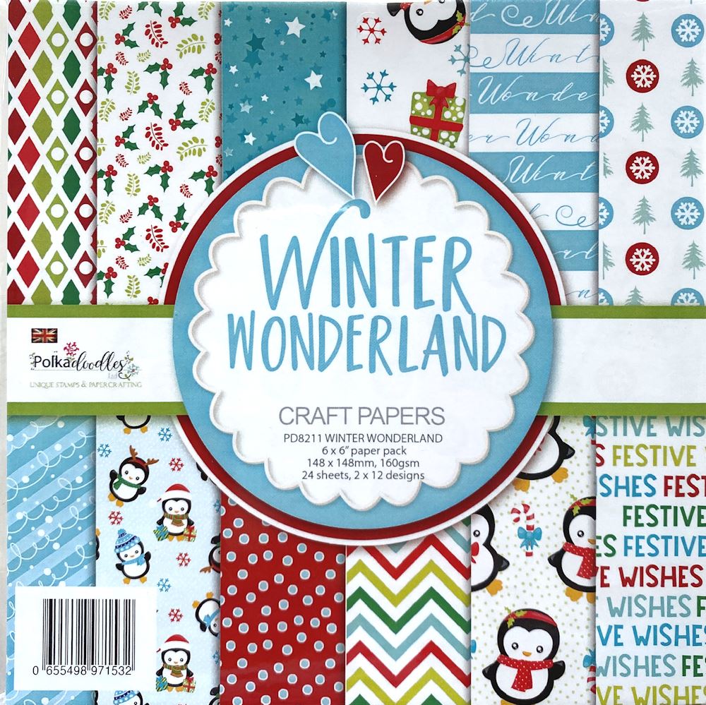 Blocchi di Carte Scrap Winter Wonderland