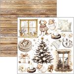 Blocchi di Carte Scrap Winter season Fussy Cut Pad cm 15 x 15