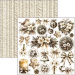 Blocchi di Carte Scrap Winter season Fussy Cut Pad cm 15 x 15