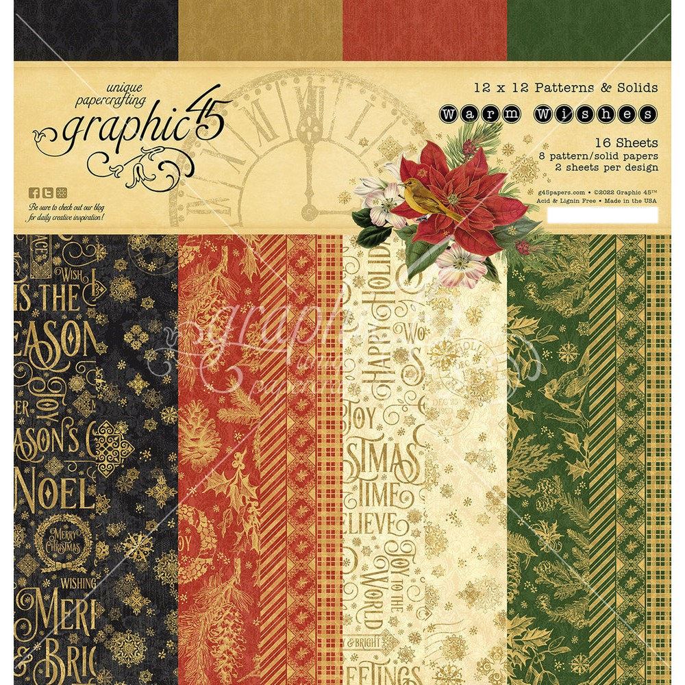 Blocchi di Carte Warm Whishes 30 x 30
