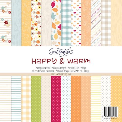 Blocco Carte Scrap Happy & Warm