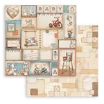 Blocco Di Carte Scrap Mini 6 fogli Baby cm 30 X 30