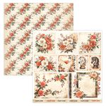 Blocco Di Carte Scrap Mini 6 fogli Lady in Japan cm 30 X 30