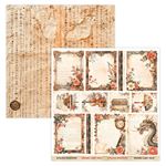 Blocco Di Carte Scrap Mini 6 fogli Lady in Japan cm 30 X 30