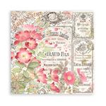 Blocco Di Carte Scrap Rose Parfum cm 30 X 30