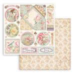 Blocco Di Carte Scrap Rose Parfum cm 30 X 30