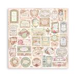 Blocco Di Carte Scrap Rose Parfum cm 30 X 30