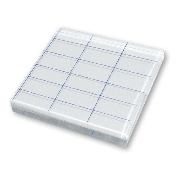Blocco acrilico per timbri 8,5 x 9