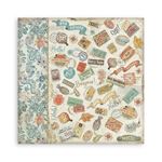 Blocco da 22 carte Scrap Art of Travelling