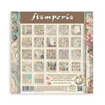 Blocco da 22 carte Scrap Brocante Antiques 20 x 20