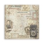 Blocco da 22 carte Scrap Brocante Antiques 30 x 30