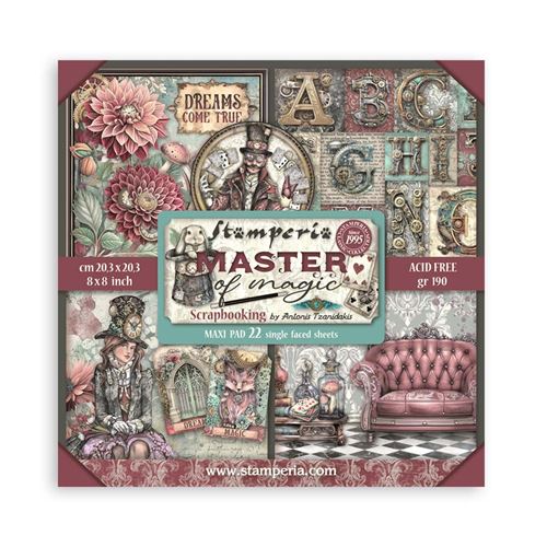Blocco da 22 carte Scrap Master of Magic 20 x 20