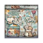 Blocco da 22 carte Scrap Single Face Furry Friends 2