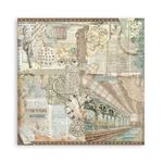 Blocco da 22 carte Scrap Single Face Gardens of Time 20 x 20