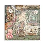 Blocco da 22 carte Scrap Single Face Gardens of Time 20 x 20