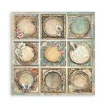 Blocco da 22 carte Scrap Single Face Gardens of Time 20 x 20