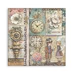 Blocco da 22 carte Scrap Single Face Gardens of Time