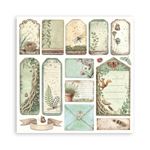 Blocco da 22 carte Scrap Single Face Herbarium Silvae 20 x 20