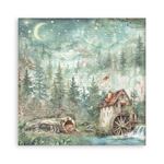 Blocco da 22 carte Scrap Single Face Herbarium Silvae 20 x 20