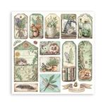 Blocco da 22 carte Scrap Single Face Herbarium Silvae 20 x 20